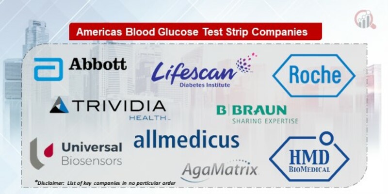 Americas Blood Glucose Test Strip Key Companies
