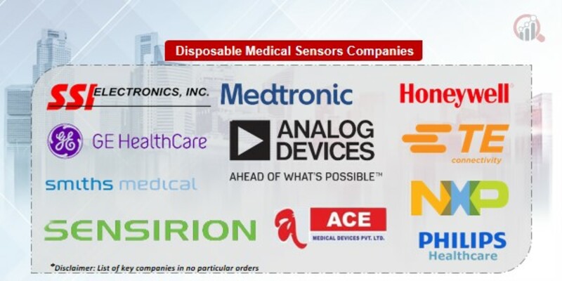 Disposable medical sensors Key Companies
