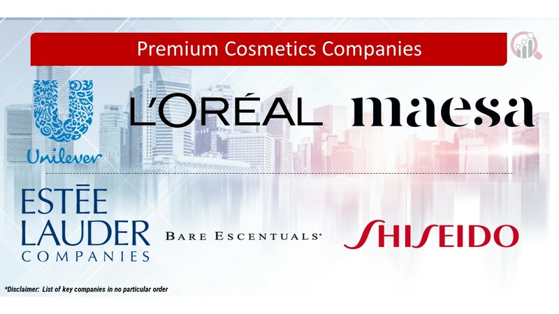 Premium Cosmetics Key Companies