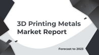 3d printing metals market introduction