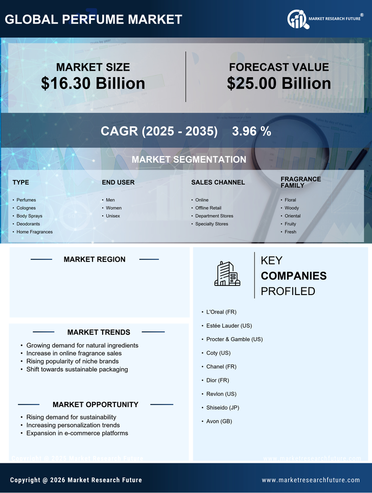 US Perfume and Fragrances Market Infographic