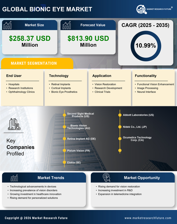 US Bionic Eye Market Infographic