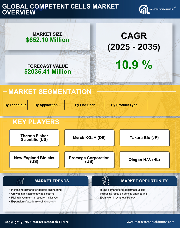 US Competent Cells Market Infographic