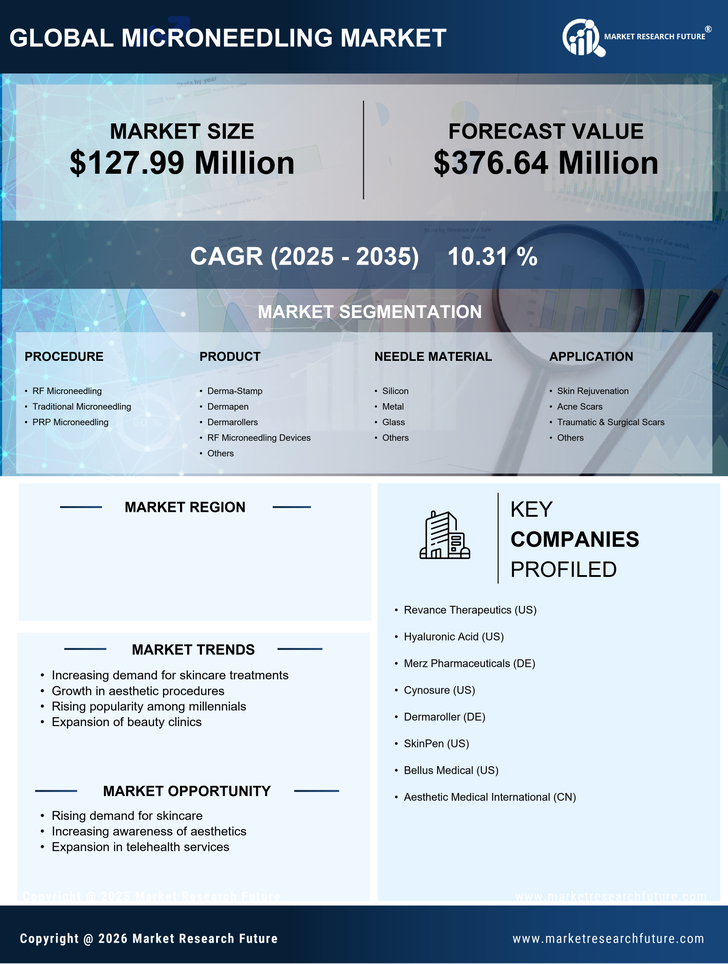 US Microneedling Market  -Forecast to 2035 Infographic