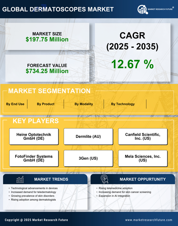 US Dermatoscopes Market Infographic