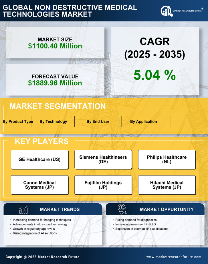 US Non-Destructive Medical Technologies Market Infographic