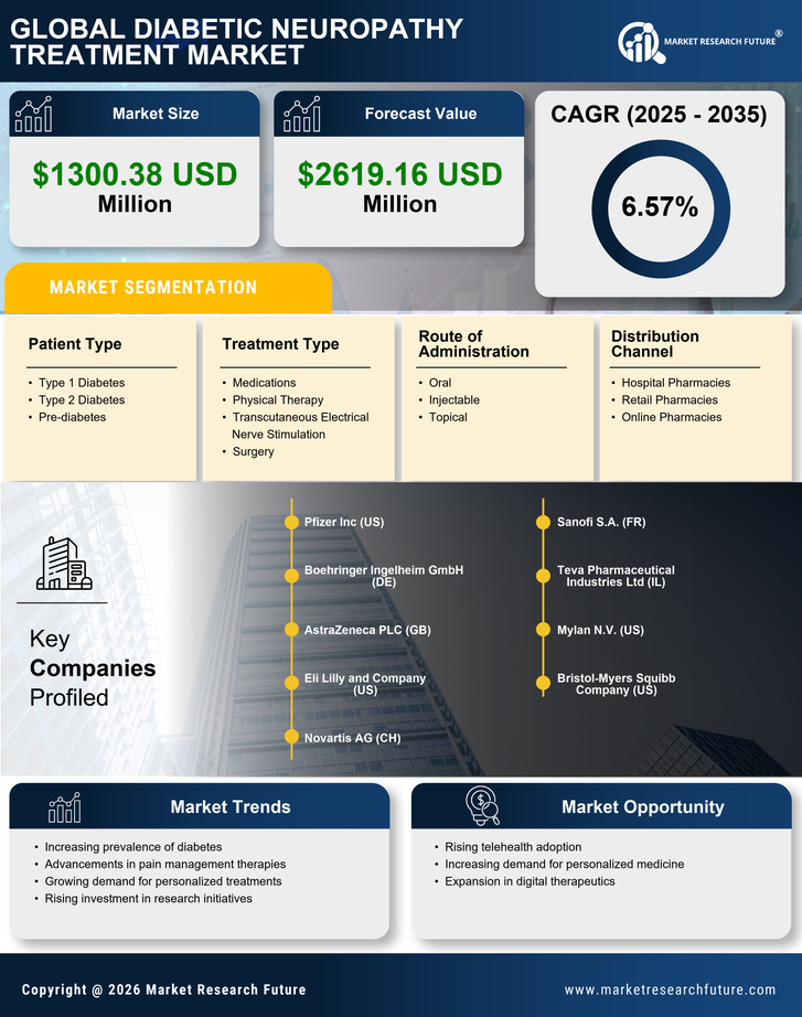 US Diabetic Neuropathy Treatment Market Infographic