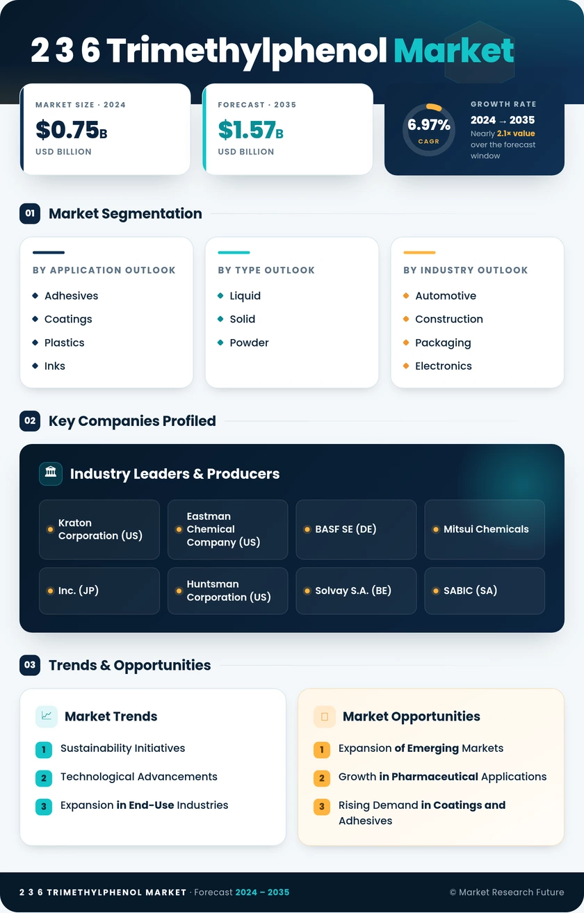 2,3,6-Trimethylphenol Market Research Report- Global Forecast till 2035 Infographic