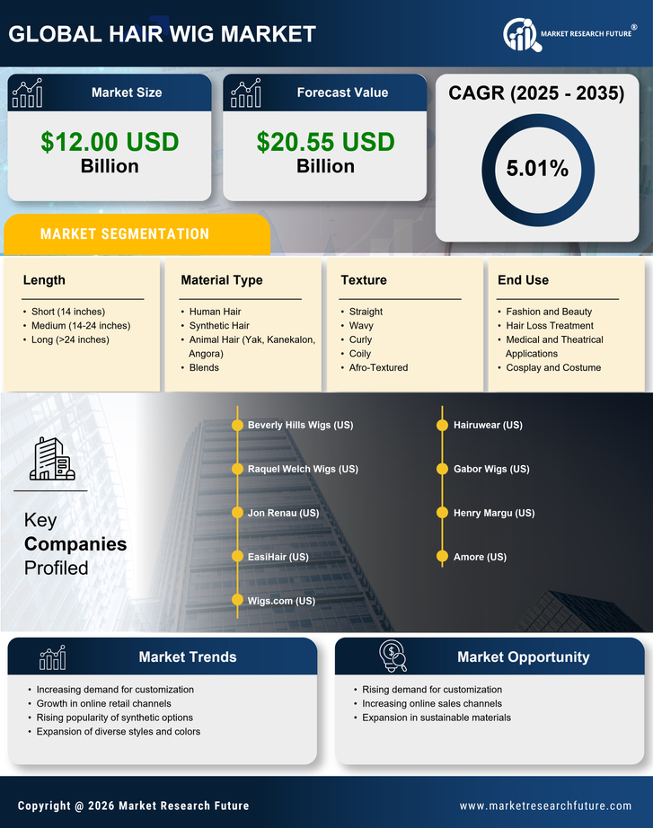 Hair Wig Market Research Report — Global Forecast till 2035 Infographic