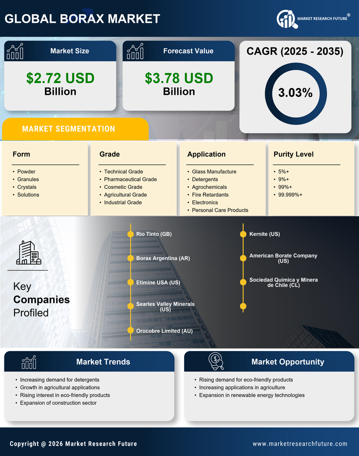 Borax Market Research Report — Global Forecast till 2035 Infographic