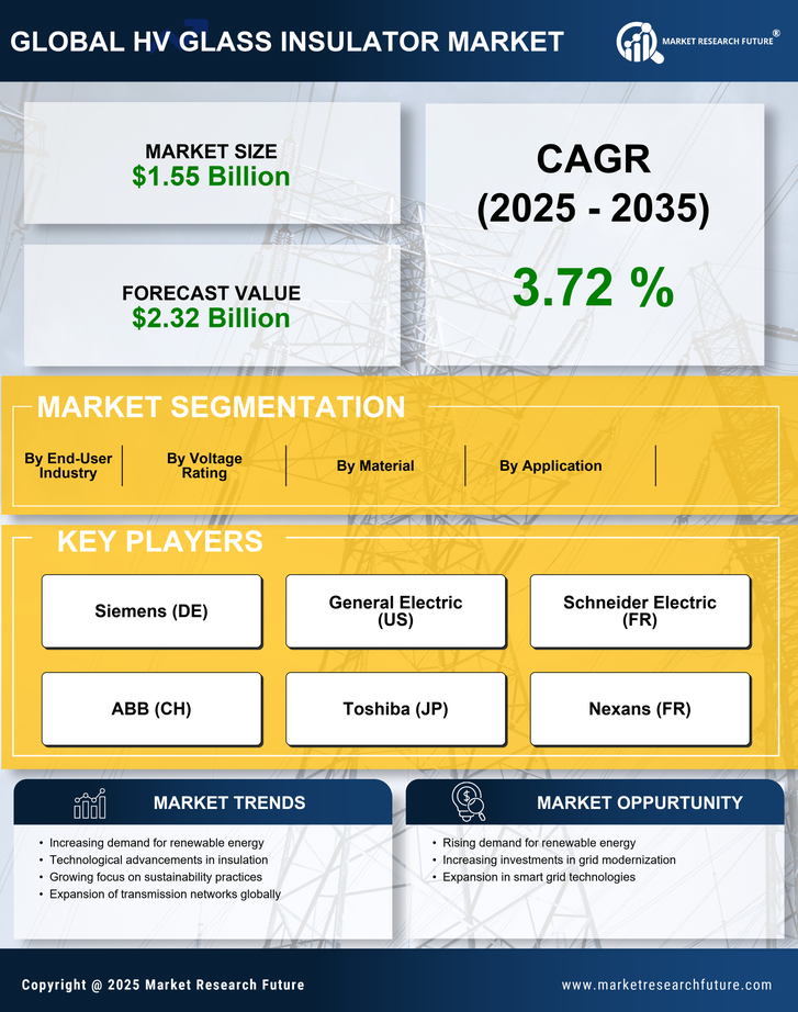 Hv Glass Insulator Market Research Report - Global Forecast to 2035 Infographic