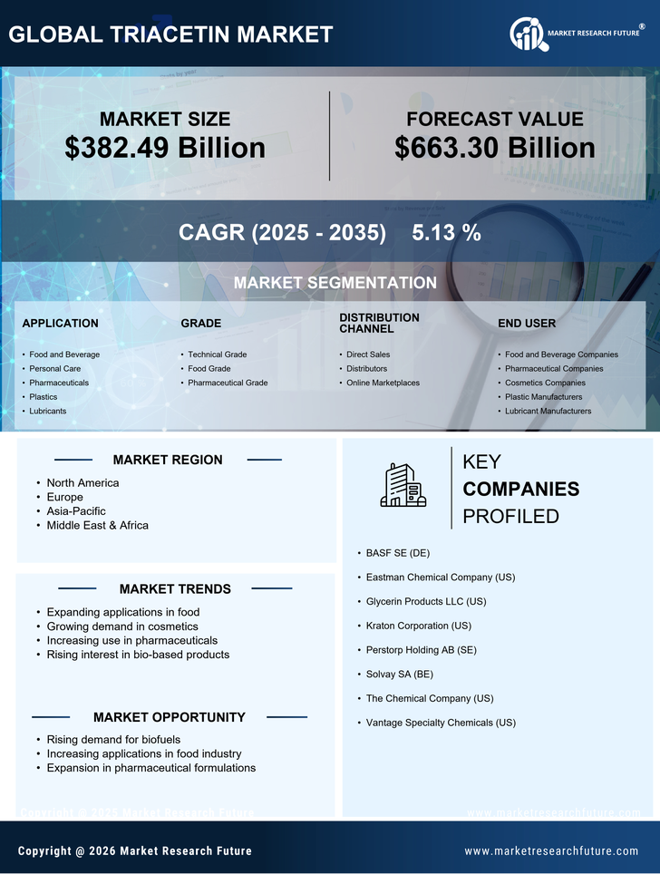 Triacetin Market Research Report — Global Forecast till 2035 Infographic