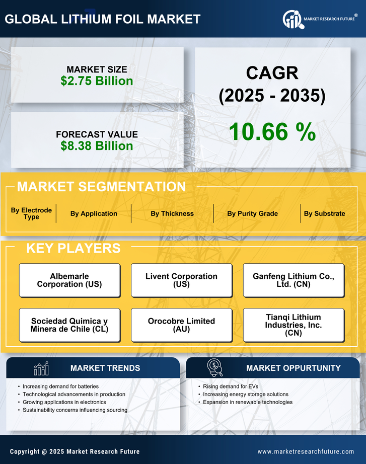 Lithium Foil Market Research Report-Global Forecast till 2035 Infographic