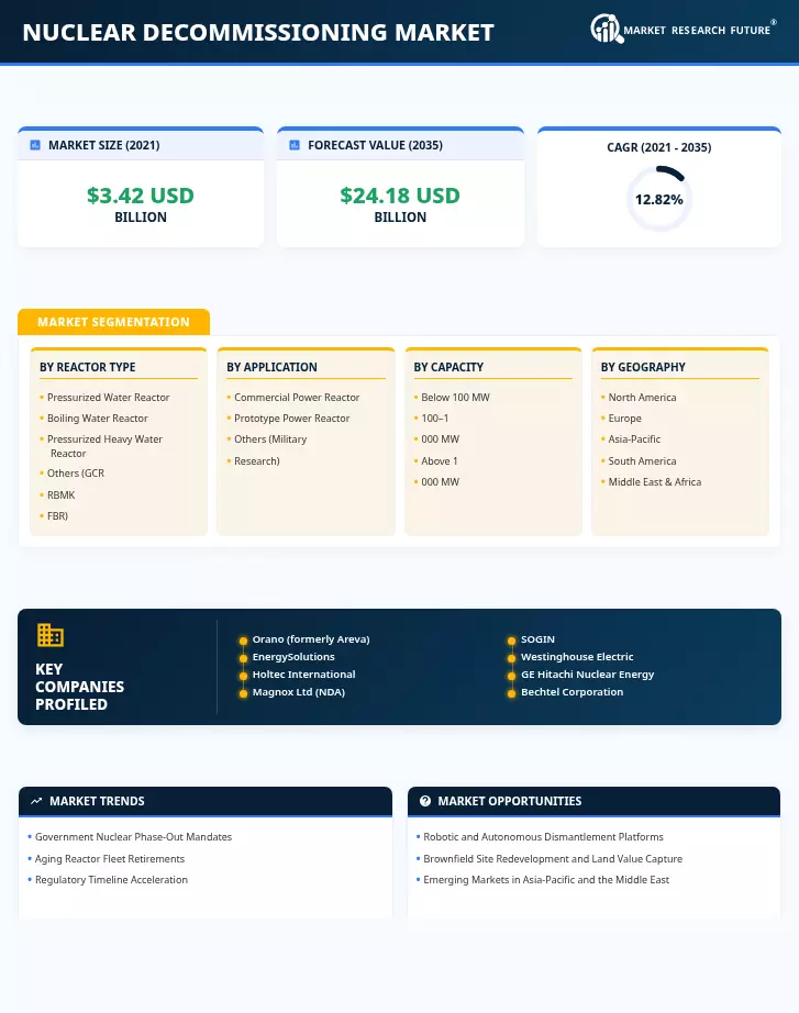 Nuclear Decommissioning Market Research Report -Forecast to 2035 Infographic