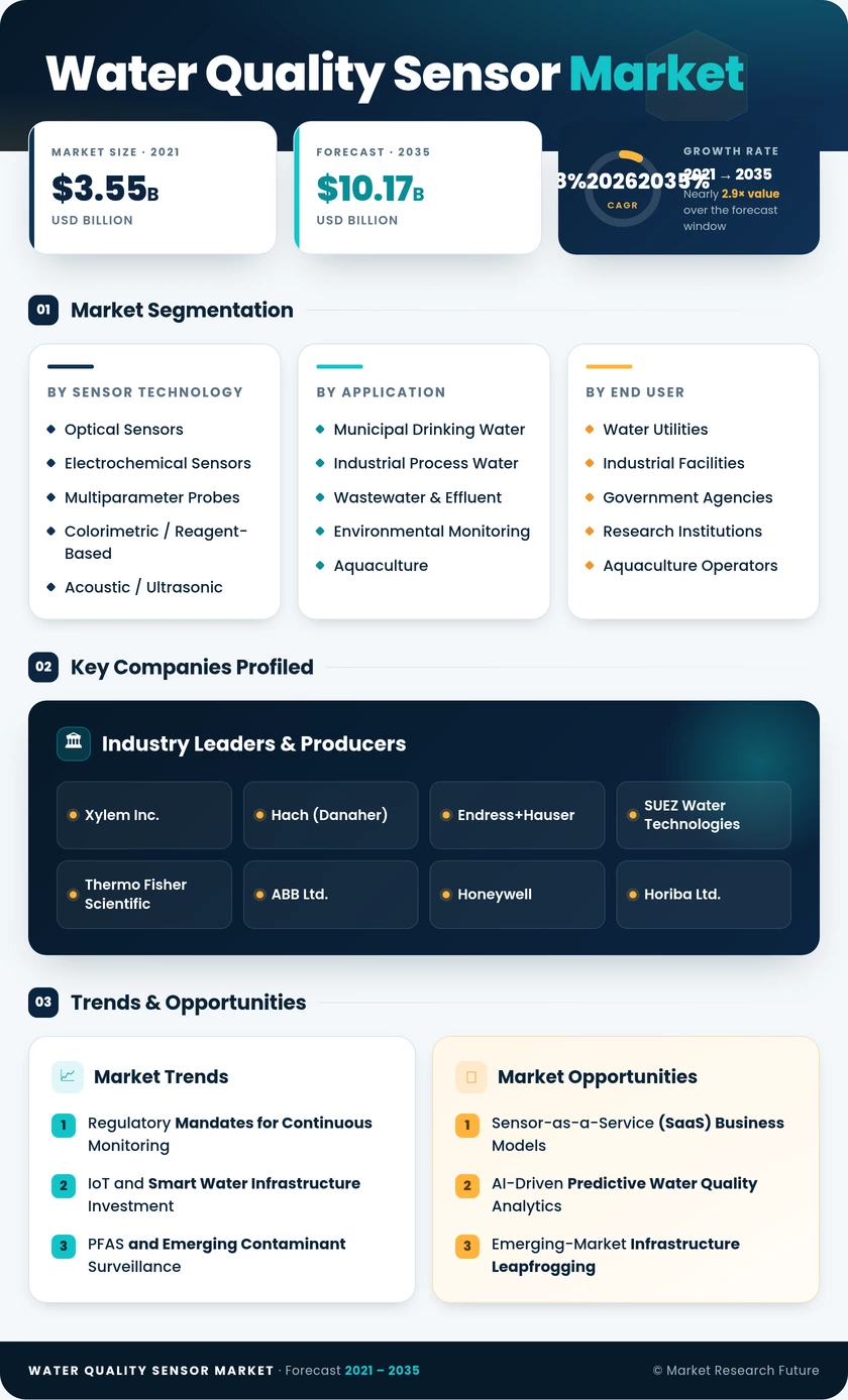 Water Quality Sensor Market Research Report — Global Forecast till 2035