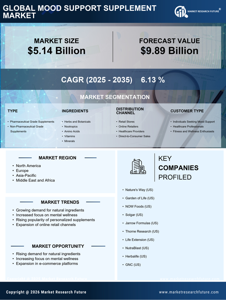 Mood Support Supplement Market Research Report — Global Forecast till 2035 Infographic
