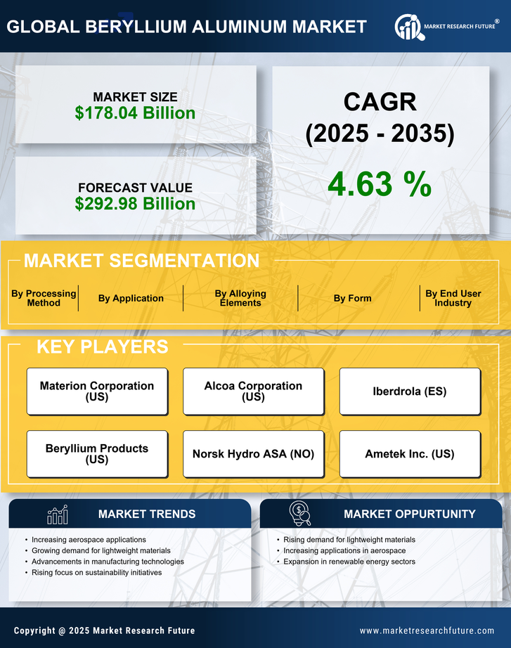 Beryllium Aluminum Market Research Report - Global Forecast by 2035 Infographic