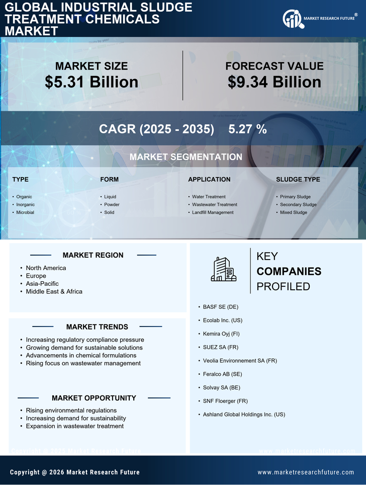 Industrial Sludge Treatment Chemicals Market Research Report — Global Forecast till 2035 Infographic