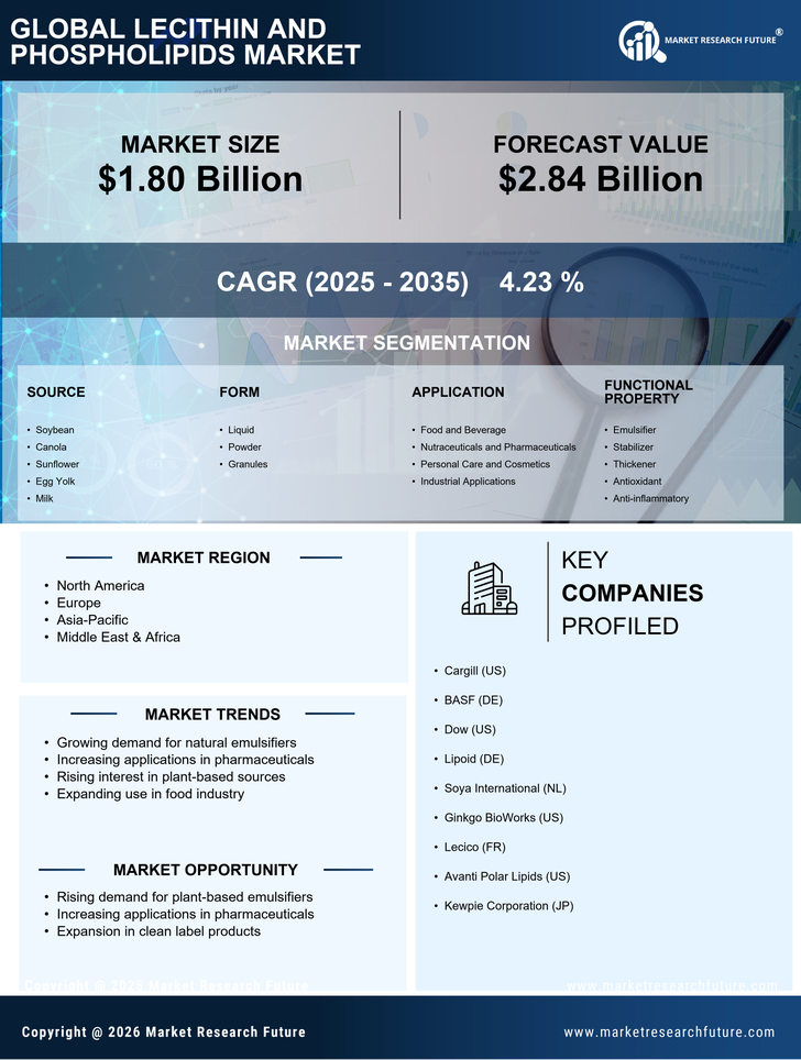 Lecithin And Phospholipids Market Research Report — Global Forecast till 2035 Infographic