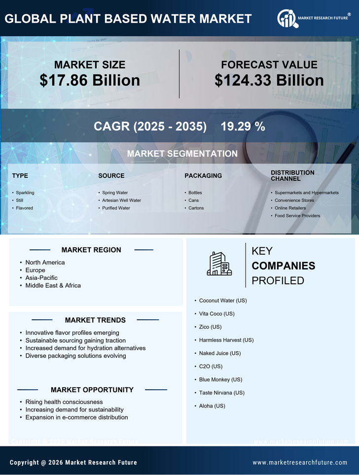 Plant Based Water Market Research Report — Global Forecast till 2035 Infographic