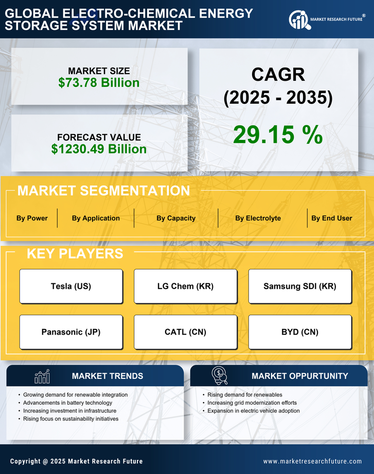Electro Chemical Energy Storage System Market Research Report - Forecast till 2035 Infographic