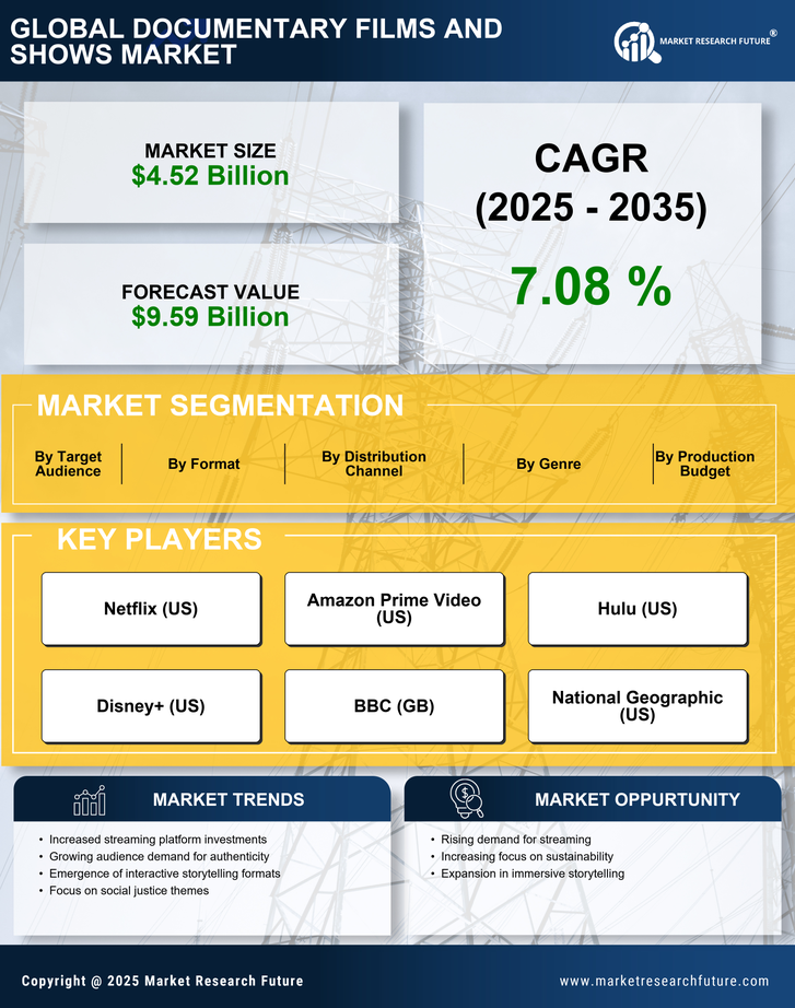 Documentary Films and Shows Market Research Report - Global Forecast to 2035 Infographic
