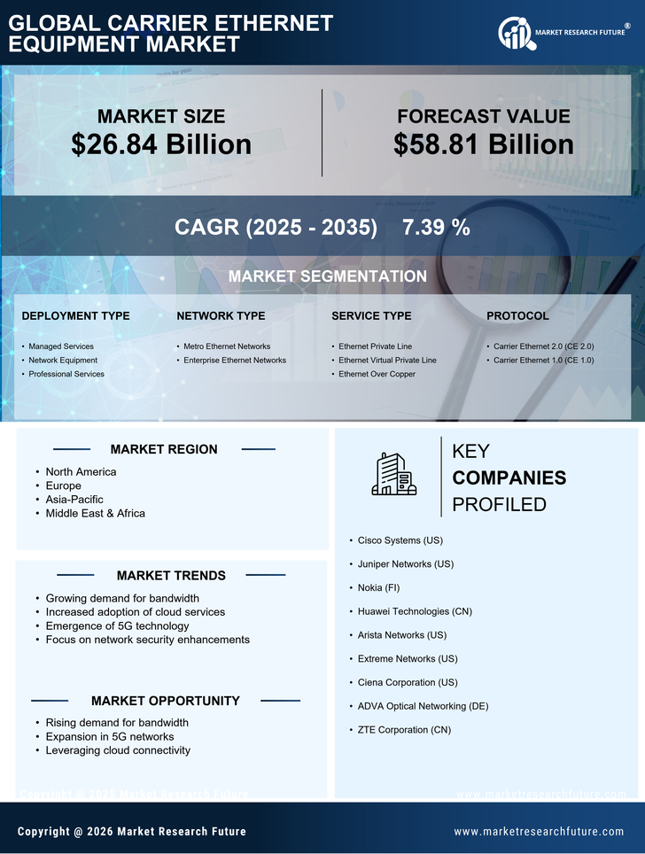 Carrier Ethernet Equipment Market Research Report - Global Forecast to 2035 Infographic