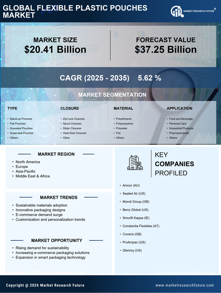 Flexible Plastic Pouches Market Research Report — Global Forecast till 2035 Infographic