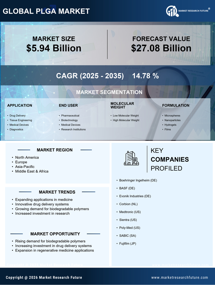 PLGA Market Research Report-Global Forecast till 2035 Infographic
