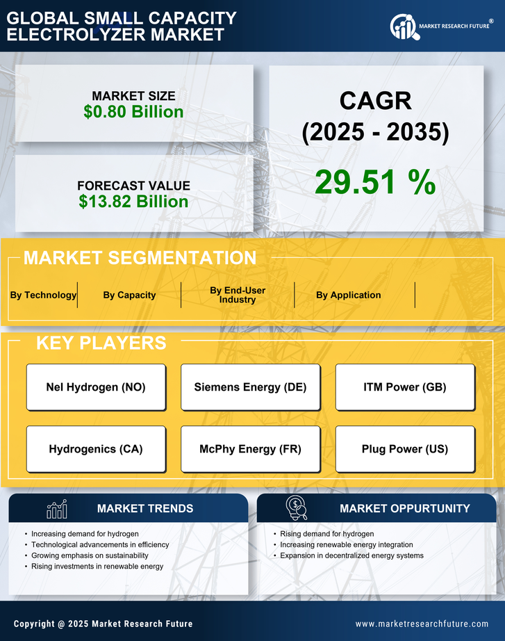 Small Capacity Electrolyzer Market Research Report — Global Forecast till 2035 Infographic