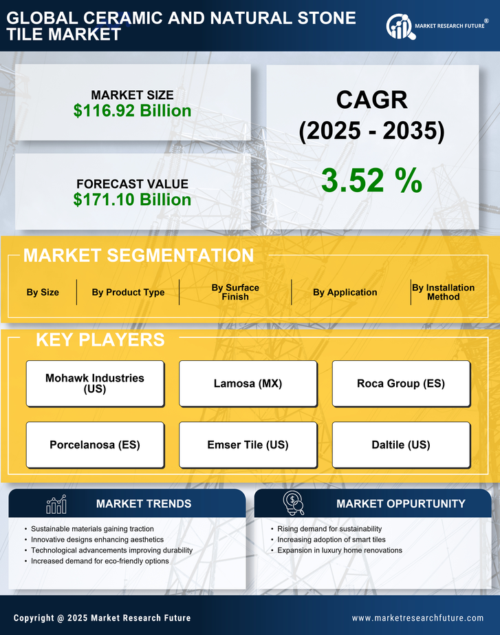 Ceramic And Natural Stone Tile Market Research Report- Global Forecast till 2035 Infographic