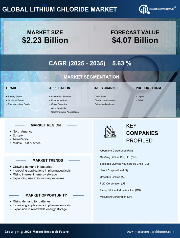 Lithium Chloride Market Research Report - Global Forecast till 2035 Infographic
