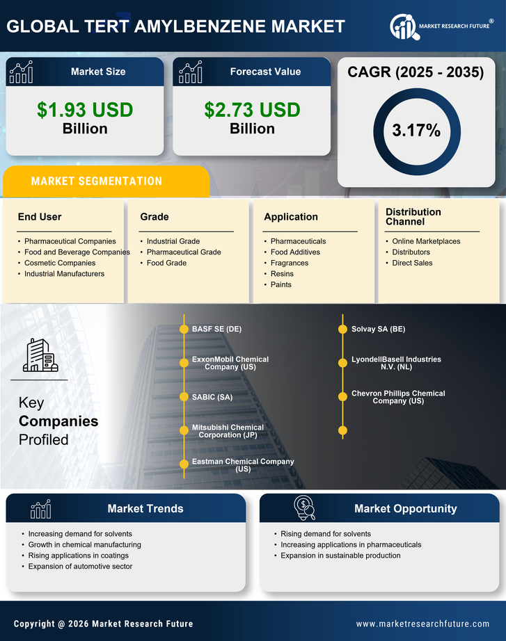 Tert Amylbenzene Market Research Report - Global Forecast by 2035 Infographic