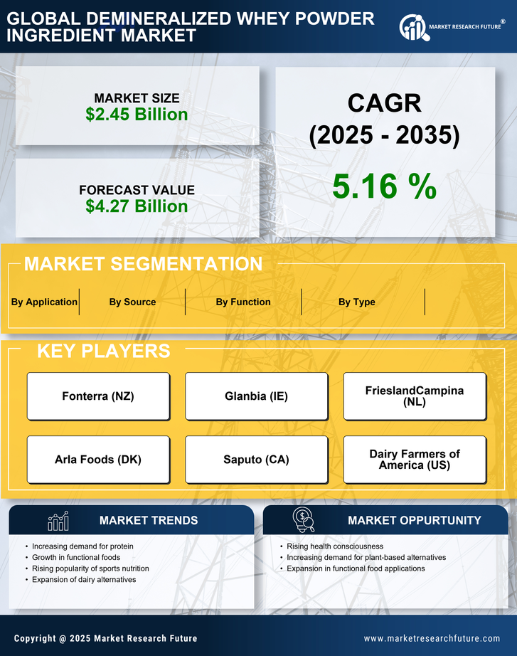 Demineralized Whey Powder Ingredient Market Research Report — Global Forecast till 2035 Infographic
