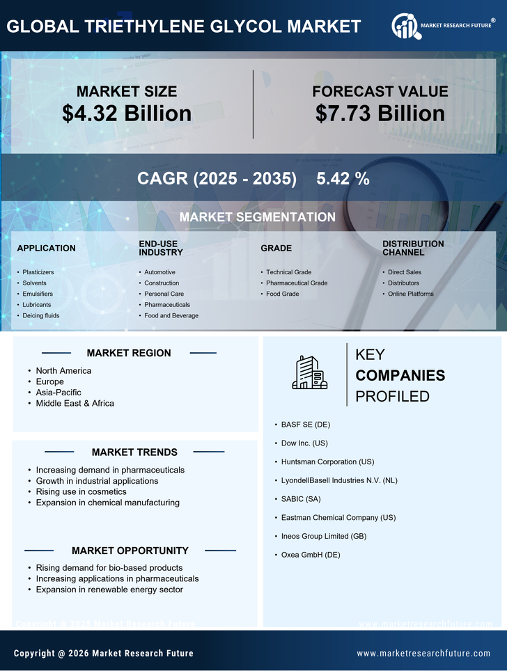 Triethylene Glycol Market Research Report — Global Forecast till 2035 Infographic
