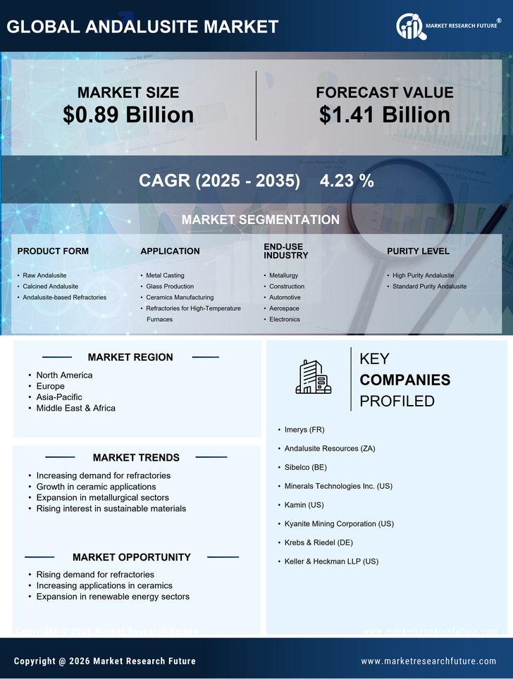 Andalusite Market Research Report — Global Forecast till 2035 Infographic
