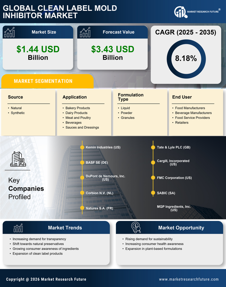 Clean Label Mold Inhibitor Market Research Report — Global Forecast till 2035 Infographic