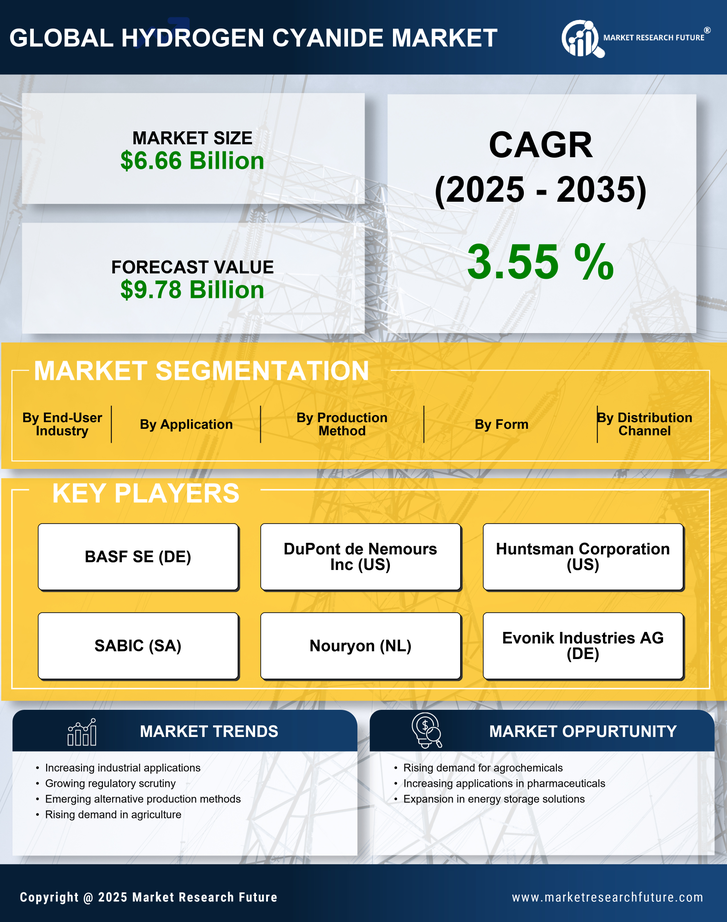 Hydrogen Cyanide Market Research Report - Global Forecast by 2035 Infographic