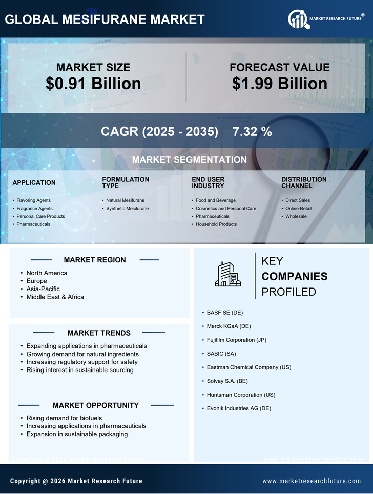 Mesifurane Market Research Report - Global Forecast by 2035 Infographic