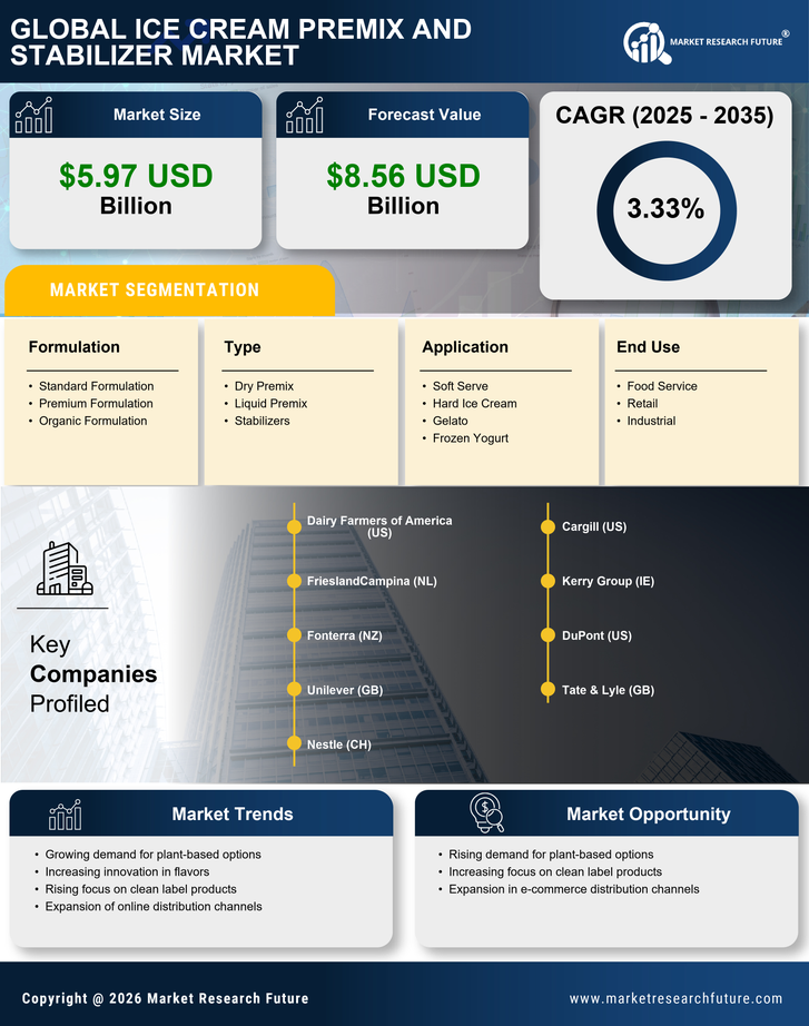 Ice Cream Premix and Stabilizer Market Research Report -Global Forecast till 2035 Infographic
