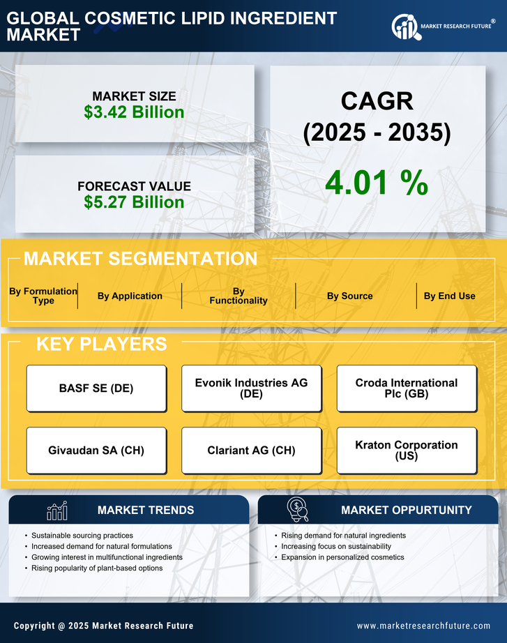 Cosmetic Lipid Ingredient Market Research Report - Global Forecast by 2035 Infographic