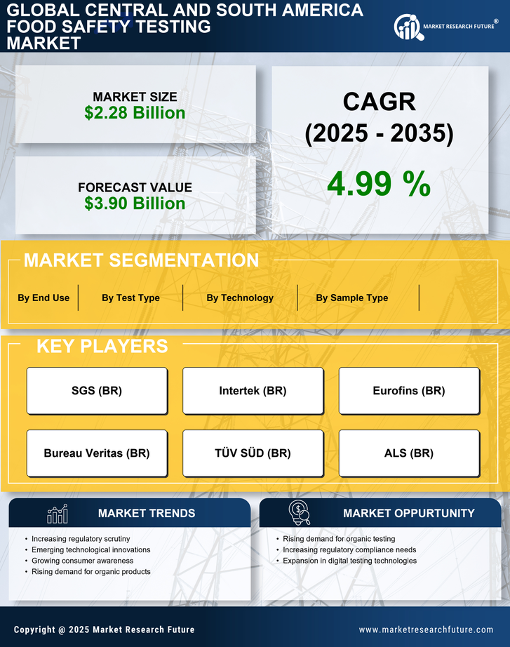 Central & South America Food Safety Testing Market Research Report- Global Forecast till 2035 Infographic
