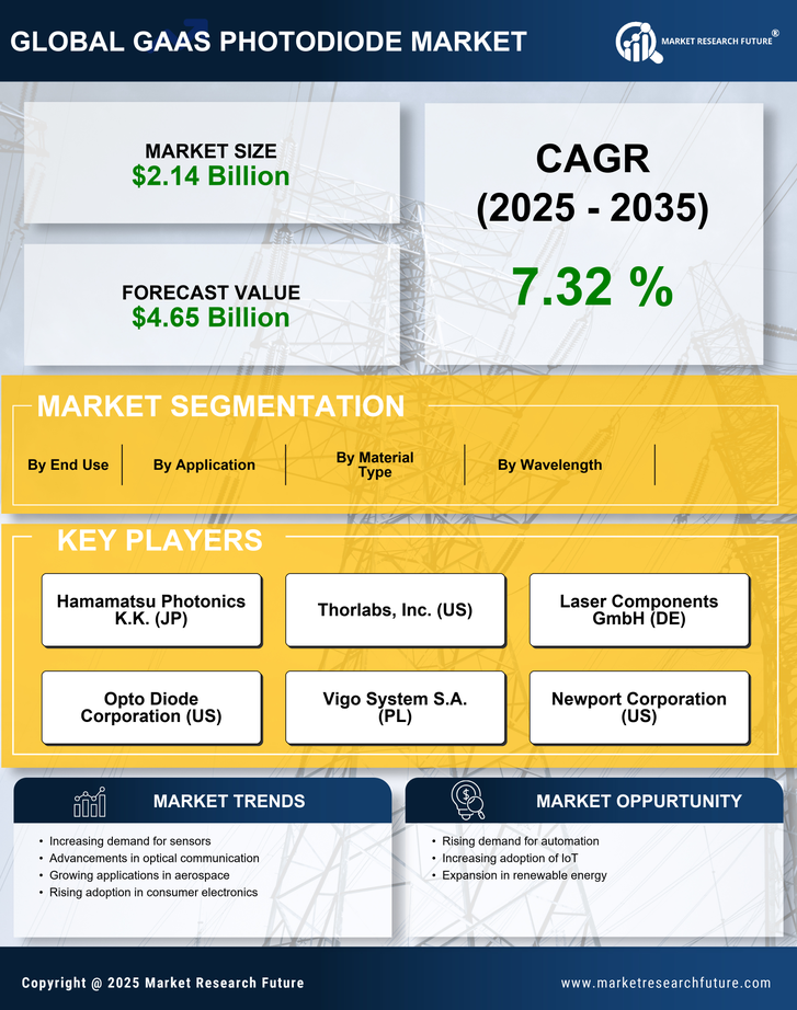 GaAs Photodiode Market Research Report — Global Forecast till 2035 Infographic