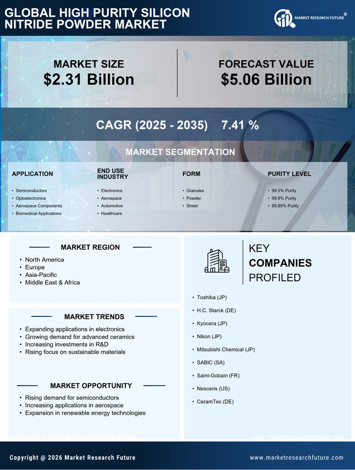High Purity Silicon Nitride Powder Market Research Report - Forecast Till 2035 Infographic