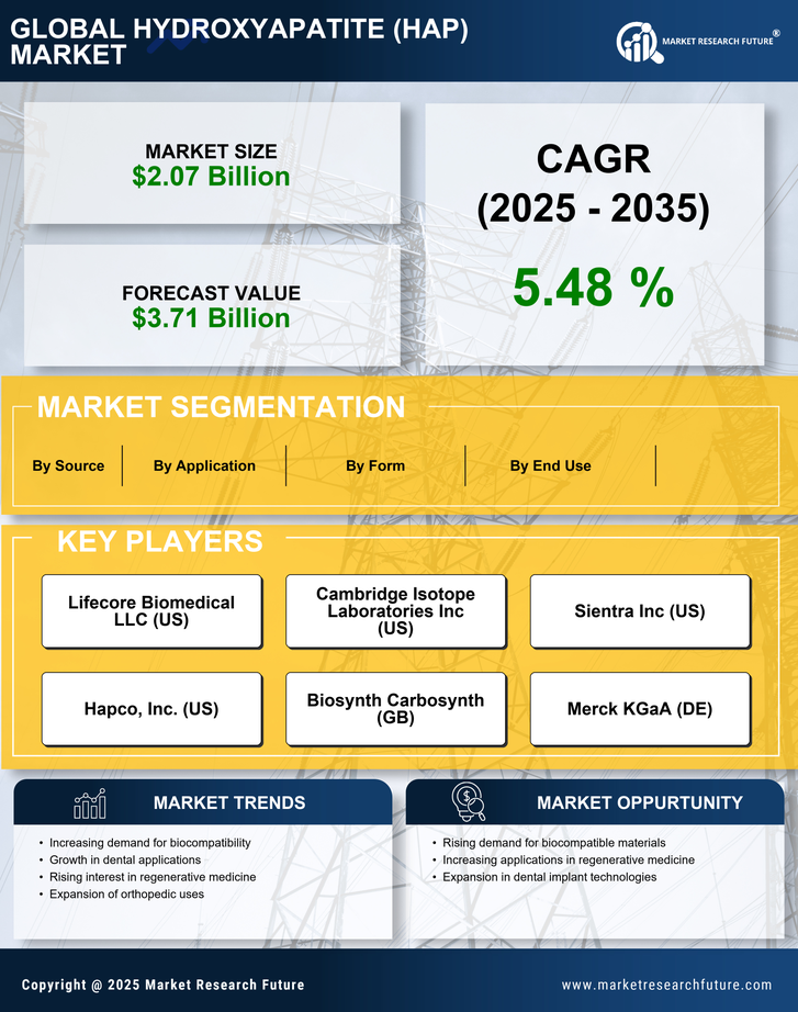 Hydroxyapatite (HAp) Market Research Report Forecast Till 2035 Infographic