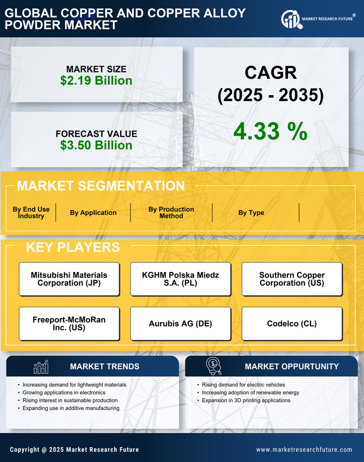 Copper and Copper Alloy Powder  Market Research Report - Global Forecast by 2035 Infographic