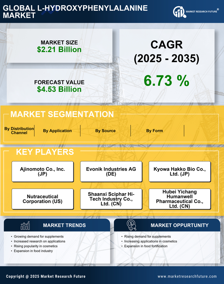 L Hydroxyphenylalanine Market Research Report - Global Forecast by 2035 Infographic