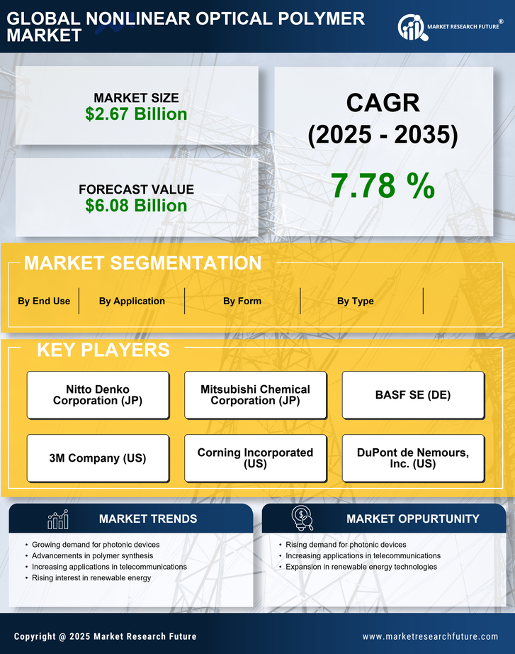 Nonlinear Optical Polymer Market Research Report — Global Forecast till 2035 Infographic