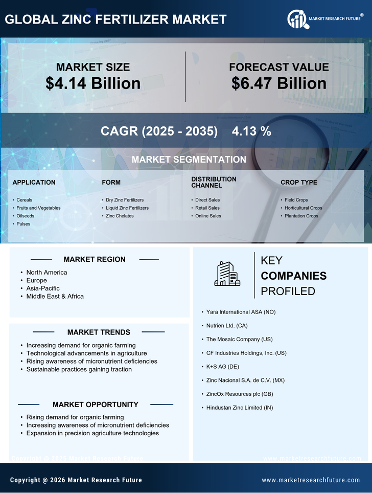 Zinc Fertilizer Market Research Report — Global Forecast till 2035 Infographic