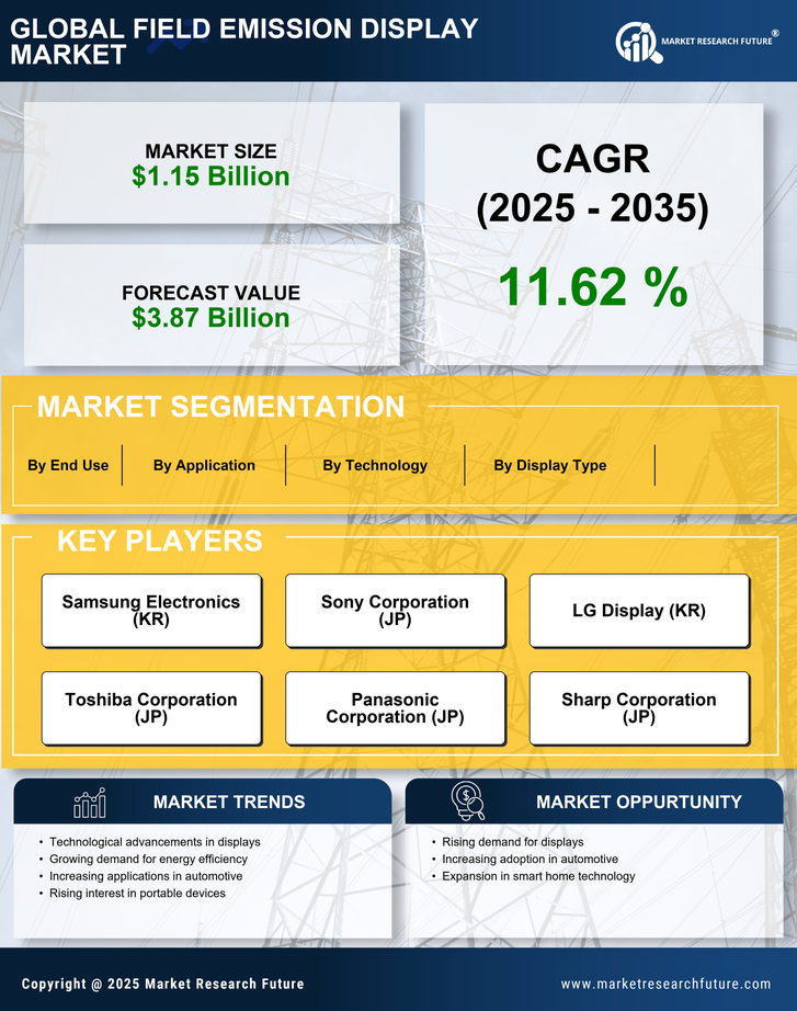 Field Emission Display Market Research Report - Forecast Till 2035 Infographic